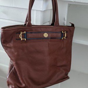 Tory Burch Tote Brown Leather